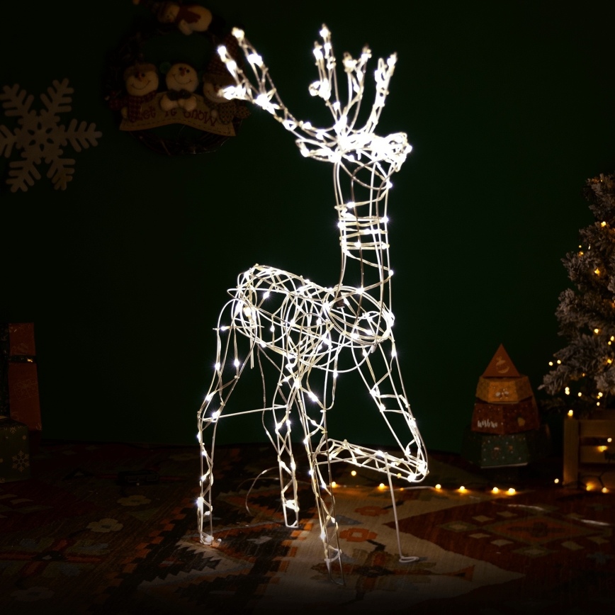 Aigostar - Udendørs LED juledekoration LED/3,6W/31/230V 2700K 120 cm IP44 rensdyr