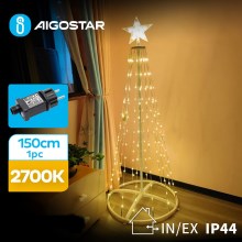 Aigostar - Udendørs LED juledekoration LED/3,6W/31/230V 2700K 150 cm IP44