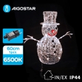 Aigostar - Udendørs LED juledekoration LED/3,6W/31/230V 6500K 60 cm IP44 snemand
