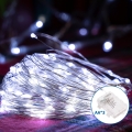 Aigostar - Udendørs LED julelyskæde 100xLED/8 funktioner 10,3m IP44 kold hvid
