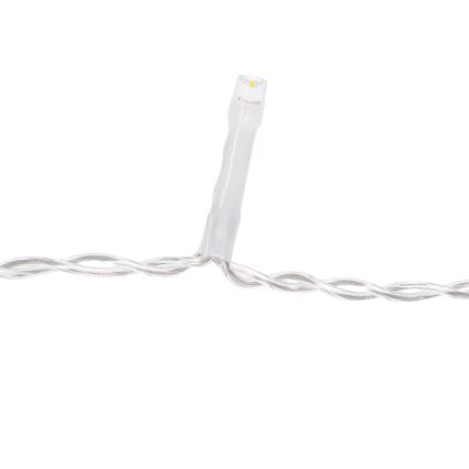 Aigostar - LED udendørs julelyskæde 120xLED/8 funktioner 3xAA 3,9x1,2m IP44 multifarvet