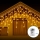 Aigostar - Udendørs LED julelyskæde 200xLED/8 funktioner 13x0,6m IP44 varm hvid