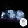 Aigostar - Udendørs LED julelyskæde 200xLED/8 funktioner/3xAA 6x1,5 m IP44 kold hvid