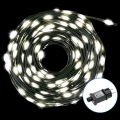 Aigostar - Udendørs LED julelyskæde 300xLED/8 funktioner 33m IP44 kold hvid