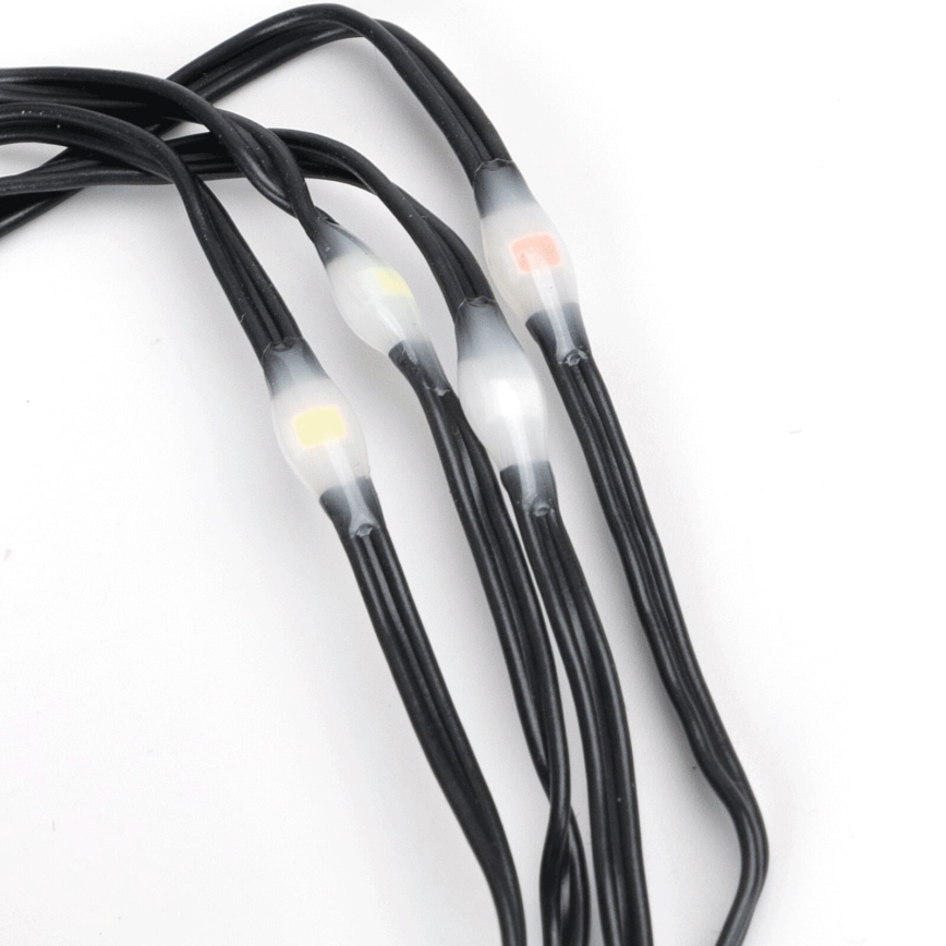 Aigostar - Udendørs LED julelyskæde 50xLED/8 funktioner 3xAA 5,3m IP44 flerfarvet