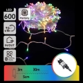 Aigostar - Udendørs LED julelyskæde 600xLED/8 funktioner 30m IP44 multifarvet