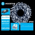 Aigostar - Udendørs LED julelyskæde 800xLED/8 funktioner 23m IP44 kold hvid