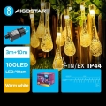 Aigostar - Udendørs LED lyskæde 100xLED/8 funktioner 13 m IP44 varm hvid