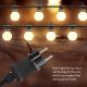 Aigostar - Udendørs LED lyskæde 10xLED/8 m IP44 varm hvid