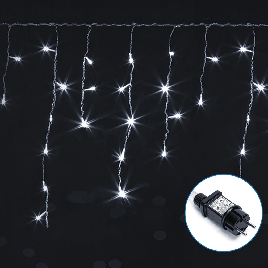 Aigostar - Udendørs LED lyskæde 75xLED/6W/230V 15x0,6 m IP44 kold hvid
