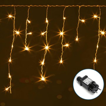 Aigostar - Udendørs LED lyskæde 75xLED/6W/230V 15x0,6 m IP44 varm hvid