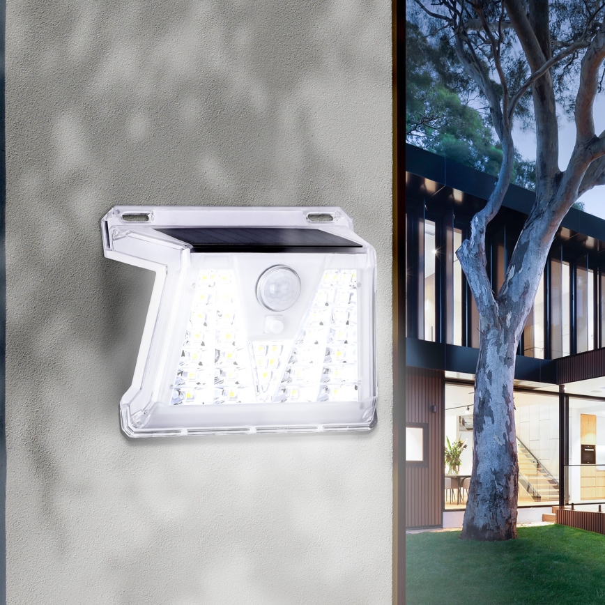 Aigostar - Udendørs LED solcellelampe med sensor LED/1,48W/3,7V IP65 1200 mAh
