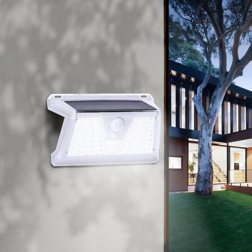 Aigostar - Udendørs LED solcellelampe med sensor LED/2,4W/5V 1200 mAh IP65