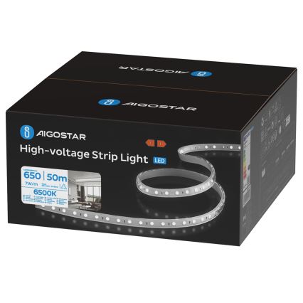 Aigostar - Udendørs LED-strimmel 50m LED/350W/230V 6500K IP65