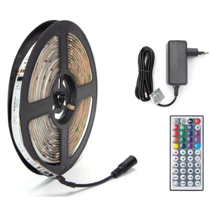 Aigostar - Udendørs LED strip dæmpbar RGB-farver 5 m LED/24W/12/230V IP65