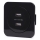 Aigostar - USB-stikkontakt med ramme, 2x USB-A, sort