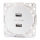 Aigostar - USB-stikkontakt uden ramme 2x USB-A hvid