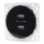Aigostar - USB-strømudtag uden ramme 2x USB-A sort