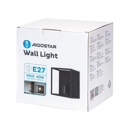 Aigostar - Væglampe 1xE27/40W/230V