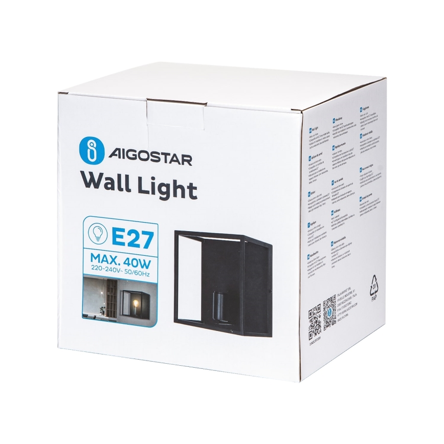 Aigostar - Væglampe 1xE27/40W/230V
