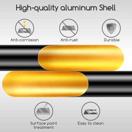 Aigostar - Væglampe 4xE27/60W/230V