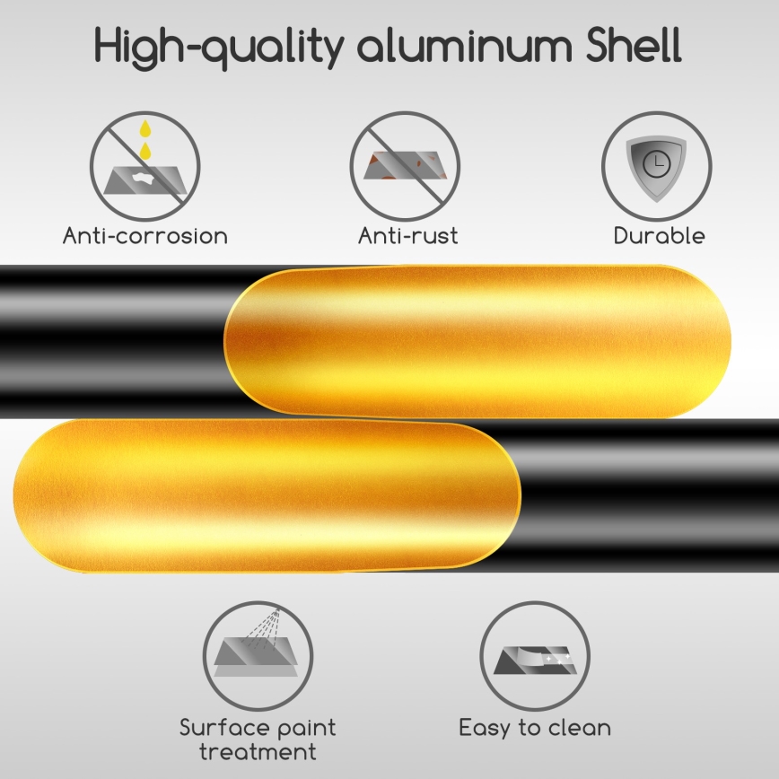 Aigostar - Væglampe 4xE27/60W/230V