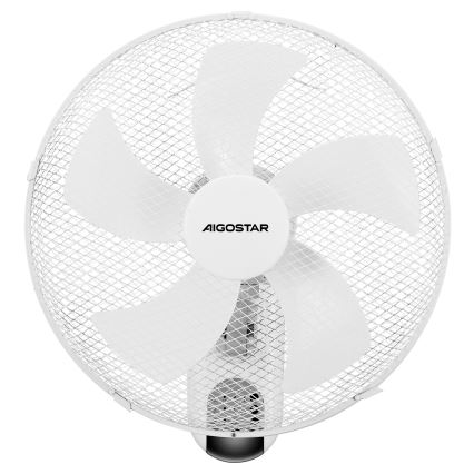 Aigostar -  Vægventilator 45W/230V hvid + fjernbetjening