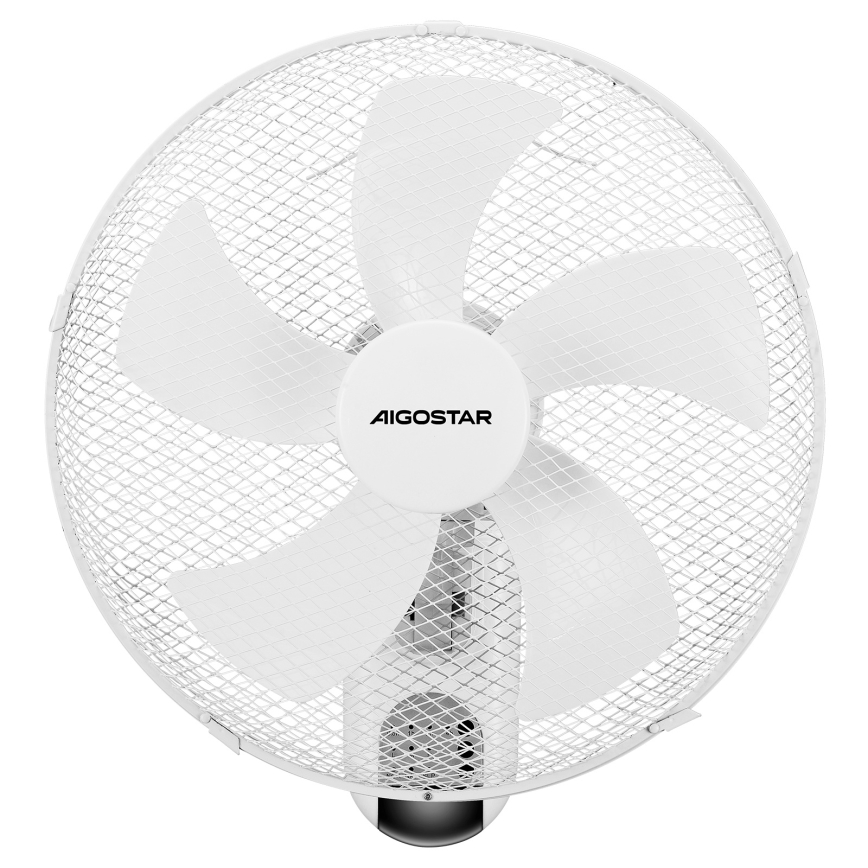 Aigostar -  Vægventilator 45W/230V hvid + fjernbetjening