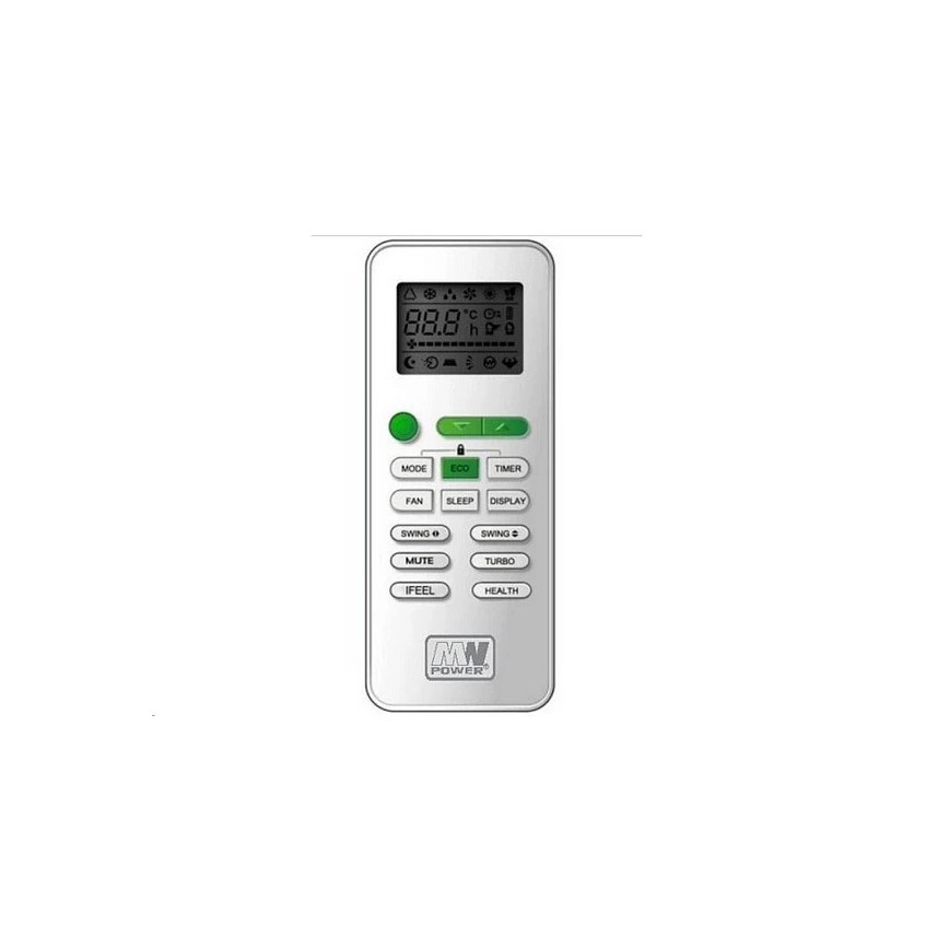 Aircondition 18K V1 5,2 kW 18000 BTU Wi-Fi Tuya hvid + fjernbetjening