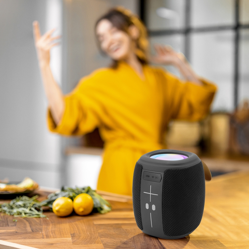 AKAI ABTS-V5 BL - Trådløs højttaler med indbygget mikrofon 3W/1200 mAh blå