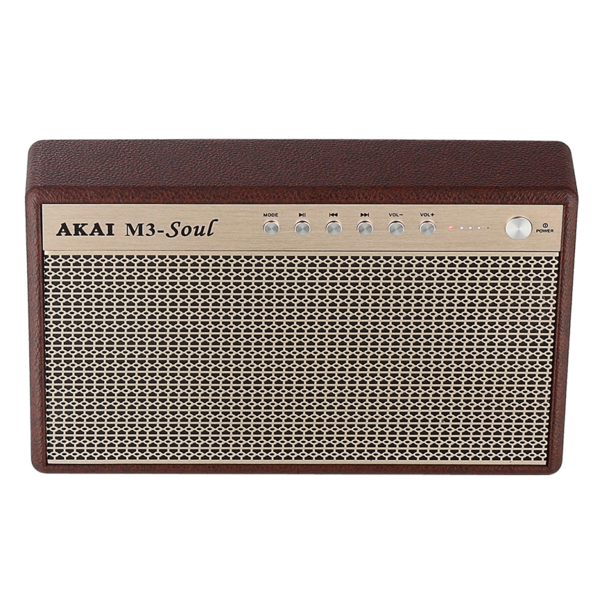AKAI M3 SOUL COFFEE - Trådløs højttaler 20W/6000 mAh