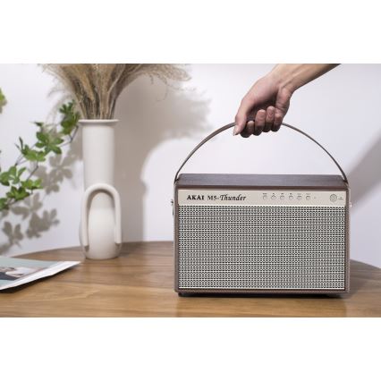 AKAI M5 THUNDER COFFEE - Trådløs højttaler 70W/8000 mAh