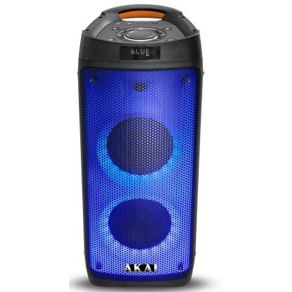 AKAI PARTY BOX 810 - Trådløs højttaler 65W/230V 5000 mAh + fjernbetjening