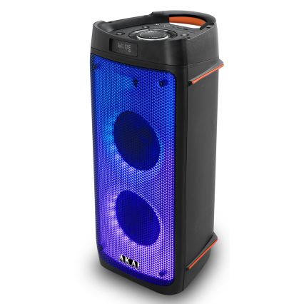 AKAI PARTY BOX 810 - Trådløs højttaler 65W/230V 5000 mAh + fjernbetjening