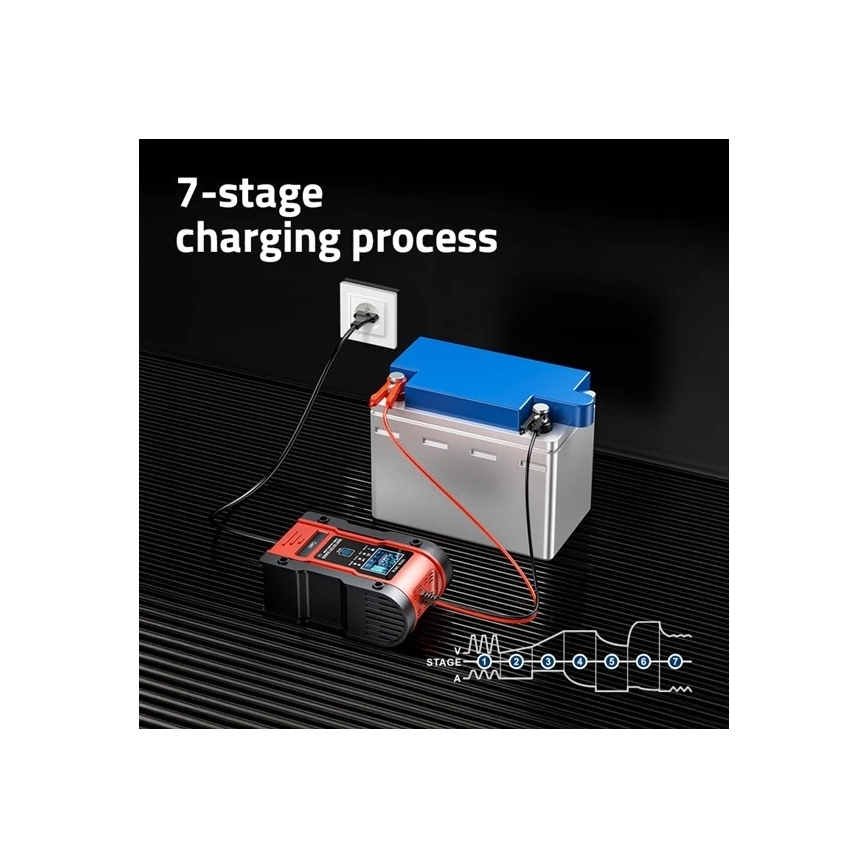 Akkumulatoroplader 110W/230V