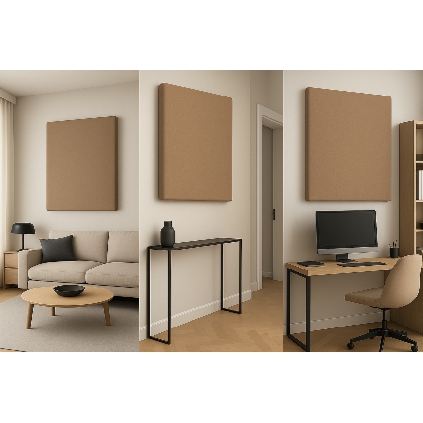 Akustisk panel SILENCE 58x58 cm beige