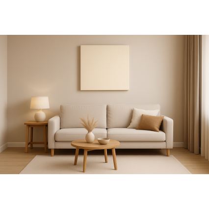 Akustisk panel SILENCE 58x58 cm cremefarvet