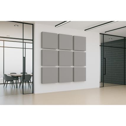 Akustisk panel SILENCE 58x58 cm grå