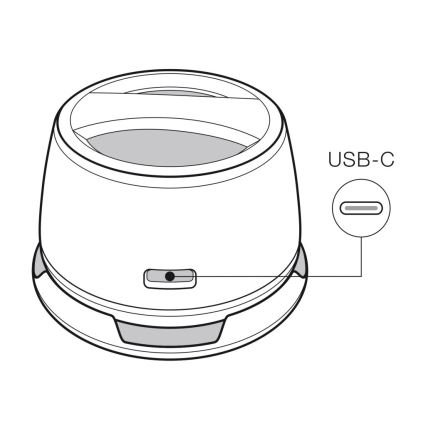 Aligator ABSMB01 - Magnetisk højttaler til MagSafe Mini Beat, 400 mAh, sort