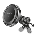 Aligator AMS05BK - Magnetisk telefonholder til bil med trådløs Qi-opladning 15 W og MagSafe, sort