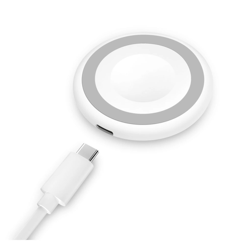 Aligator AMS08WT - Trådløs MagSafe-oplader 3-i-1 15W hvid