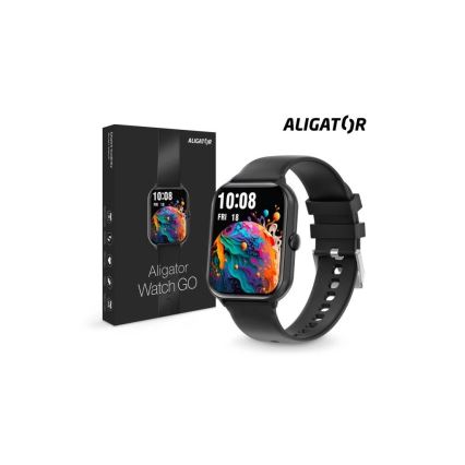 Aligator AW10BK - Smartwatch Watch GO 220 mAh IP67 sort