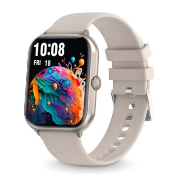Aligator AW10SR - Smartwatch Watch GO 220 mAh IP67 cremefarvet