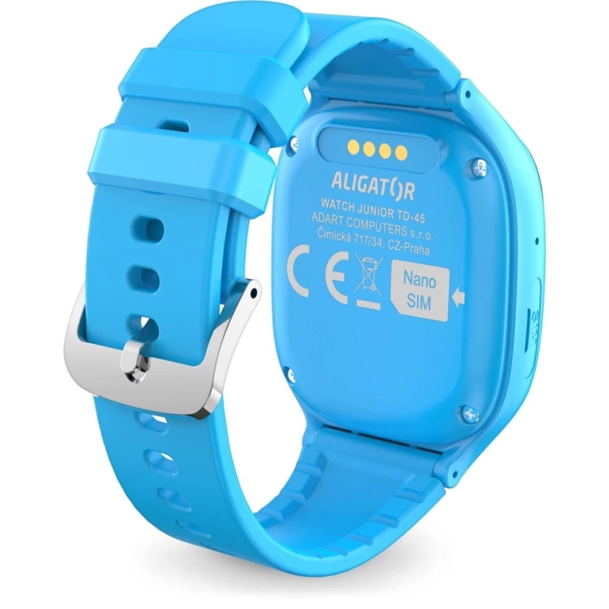 Aligator AW11BE - Smartwatch Watch Junior 2 450 mAh IP67 Wi-Fi blå
