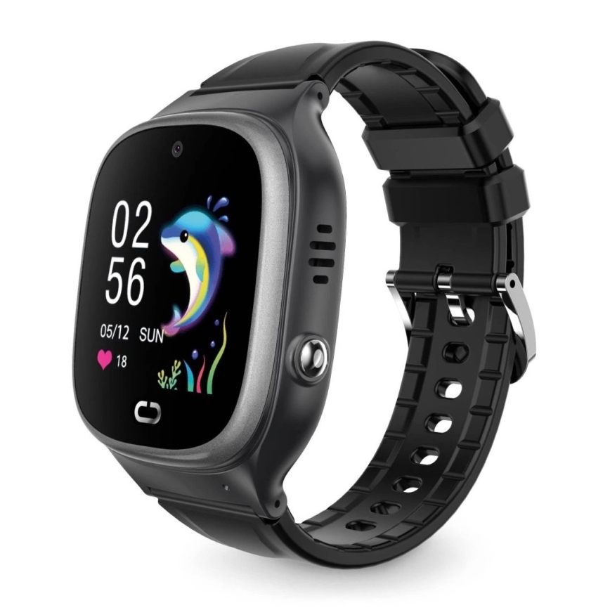 Aligator AW11BK - Smartwatch Watch Junior 2 450 mAh IP67 Wi-Fi sort