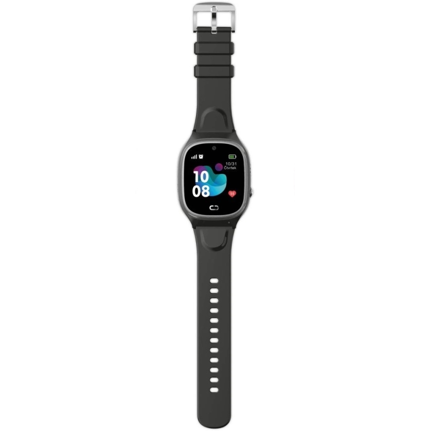 Aligator AW11BK - Smartwatch Watch Junior 2 450 mAh IP67 Wi-Fi sort