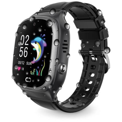 Aligator AW11BK - Smartwatch Watch Junior 2 450 mAh IP67 Wi-Fi sort