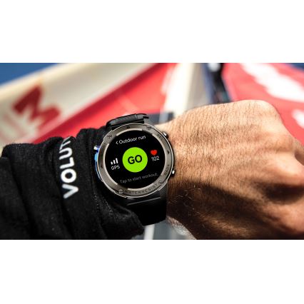 Aligator AW12BK - Smartwatch Watch GPS 500 mAh IP69K sort
