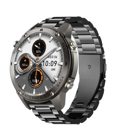 Aligator AW12BK - Smartwatch Watch GPS 500 mAh IP69K sort