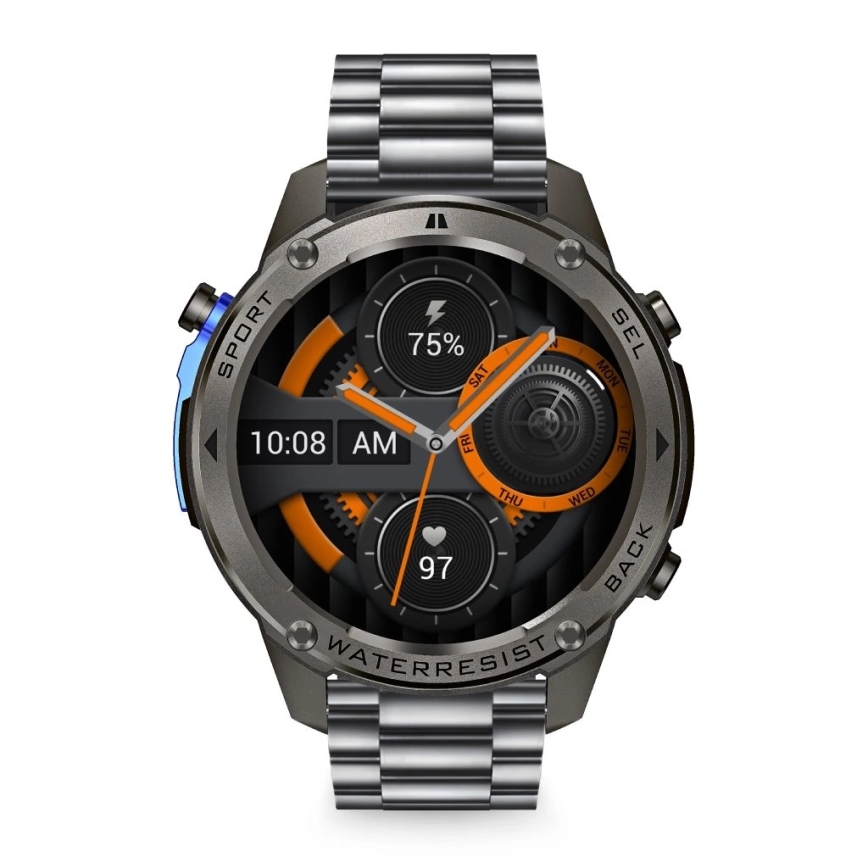 Aligator AW12BK - Smartwatch Watch GPS 500 mAh IP69K sort